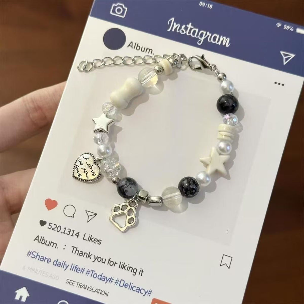 Cat Paw Bone Bracelet