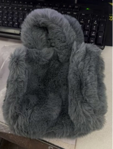 Chain Plush Handbag