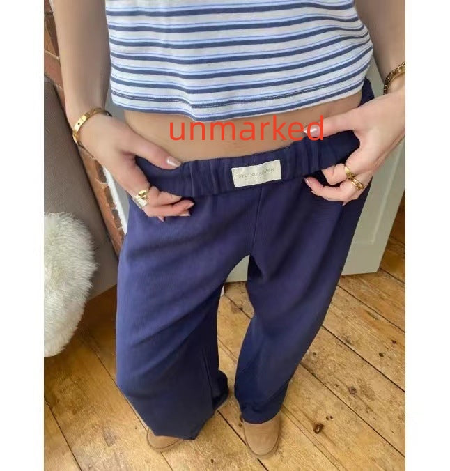 Striped Straight Trousers