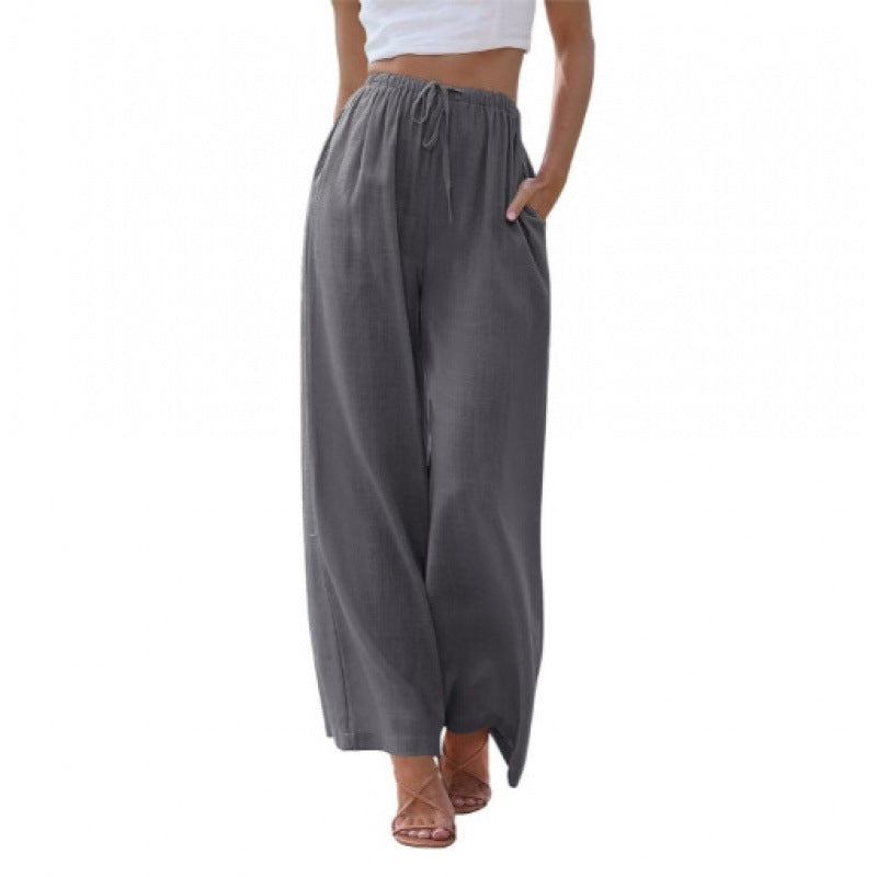 Loose Casual Wide-leg Pants