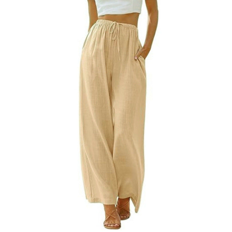 Loose Casual Wide-leg Pants