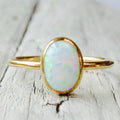 Gold Opal Ring For Women Rings