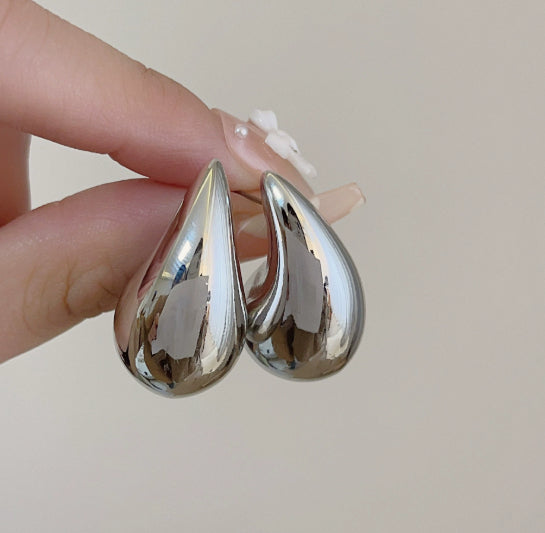 French Golden Drop Earrings For Women