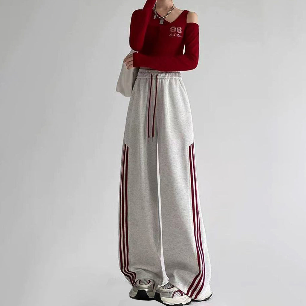 High-waisted Loose Casual Pants