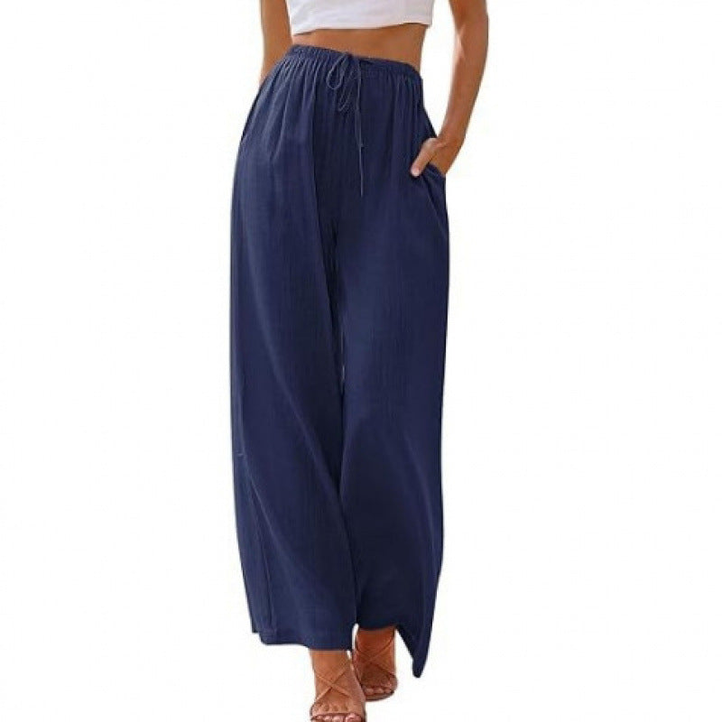 Loose Casual Wide-leg Pants