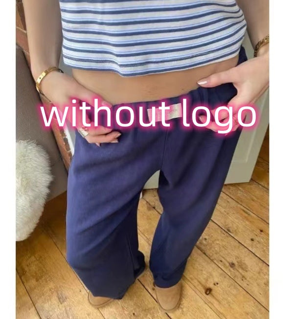 Striped Straight Trousers