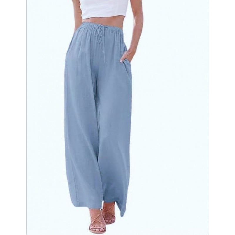 Loose Casual Wide-leg Pants