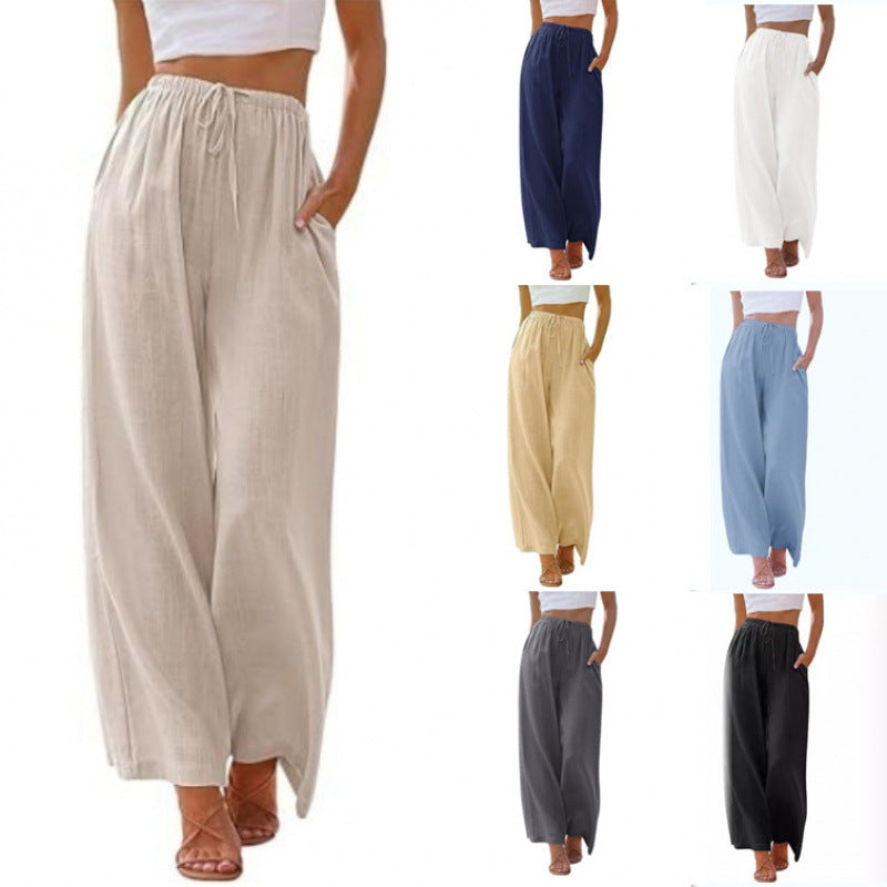 Loose Casual Wide-leg Pants