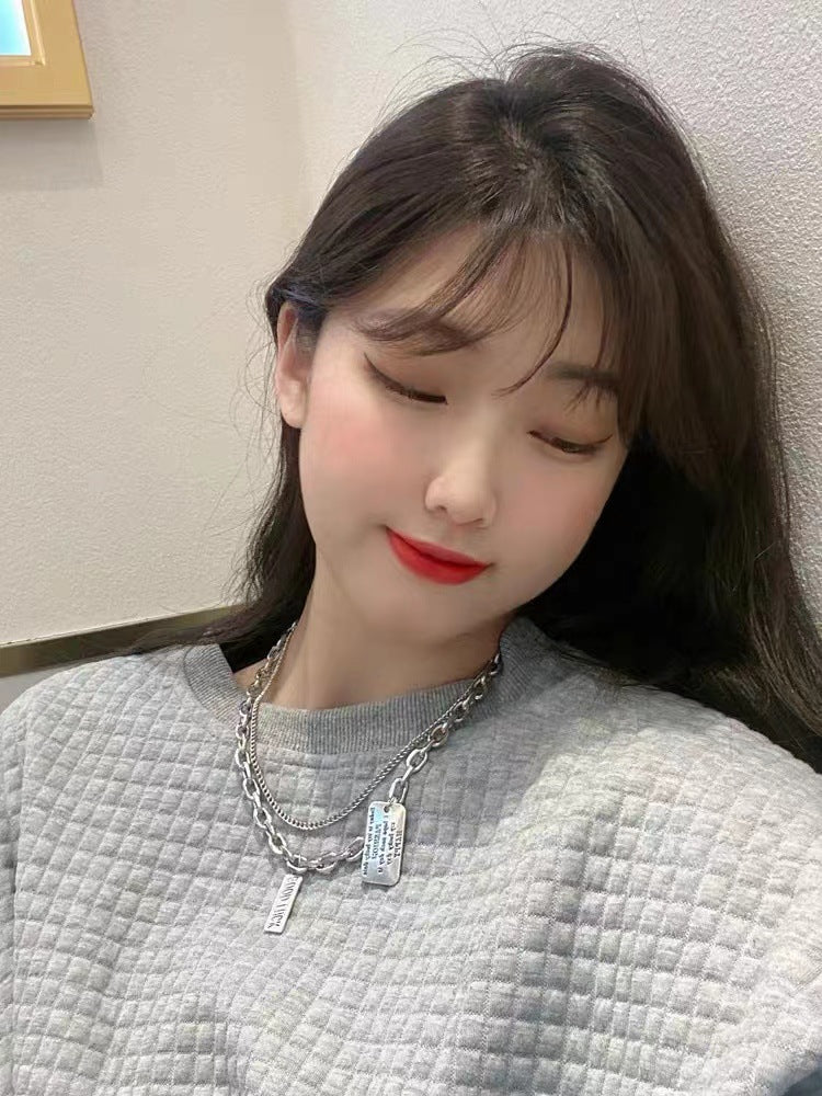 Double-layer Steel Necklace