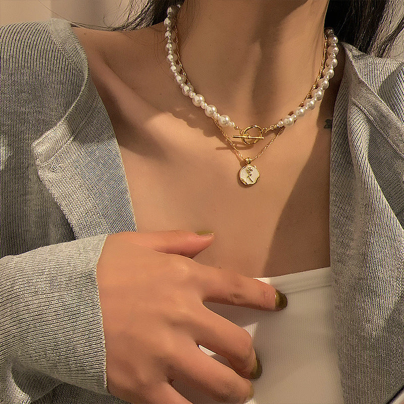 French Retro Pendant Necklace