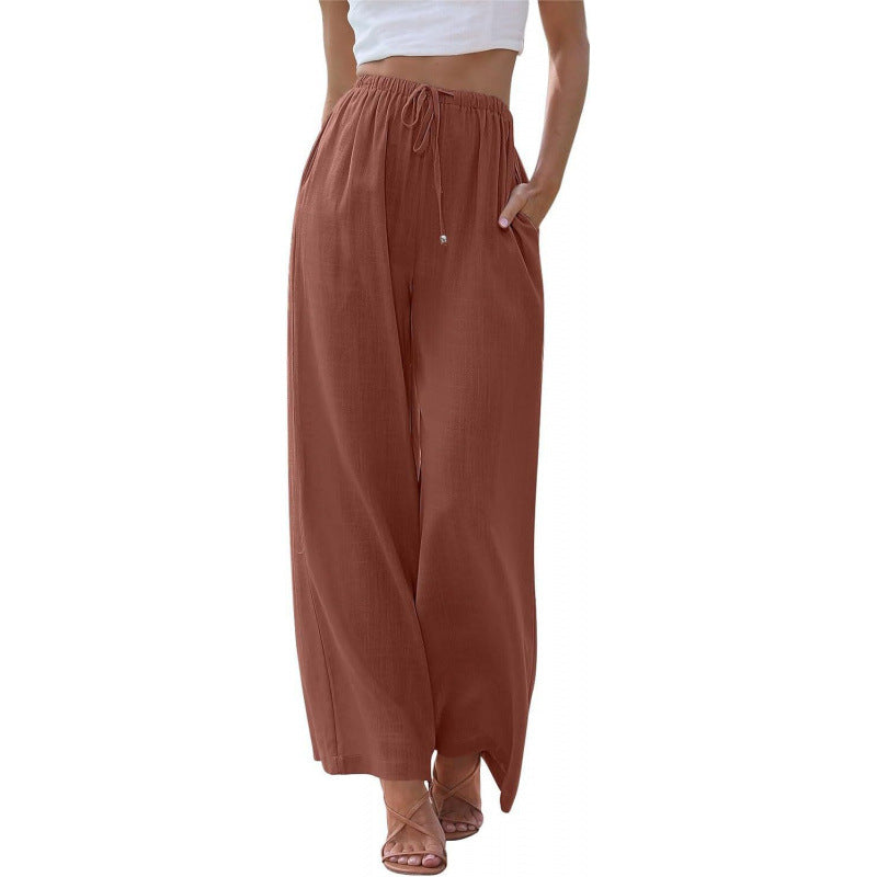 Loose Casual Wide-leg Pants