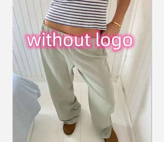 Striped Straight Trousers