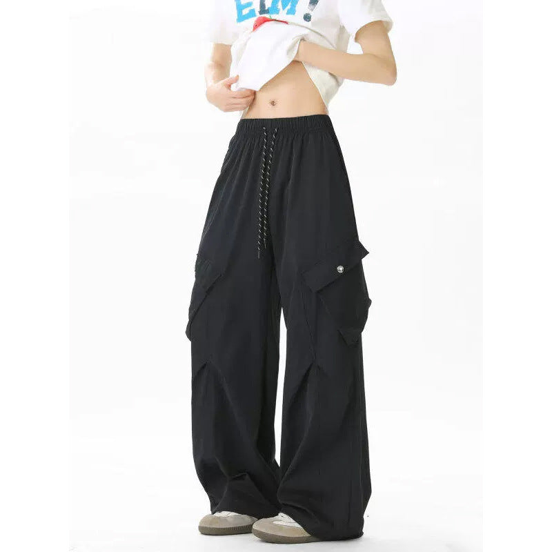 Wide-leg Workwear Casual Pants