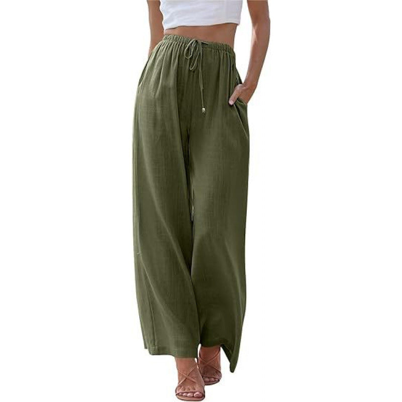 Loose Casual Wide-leg Pants