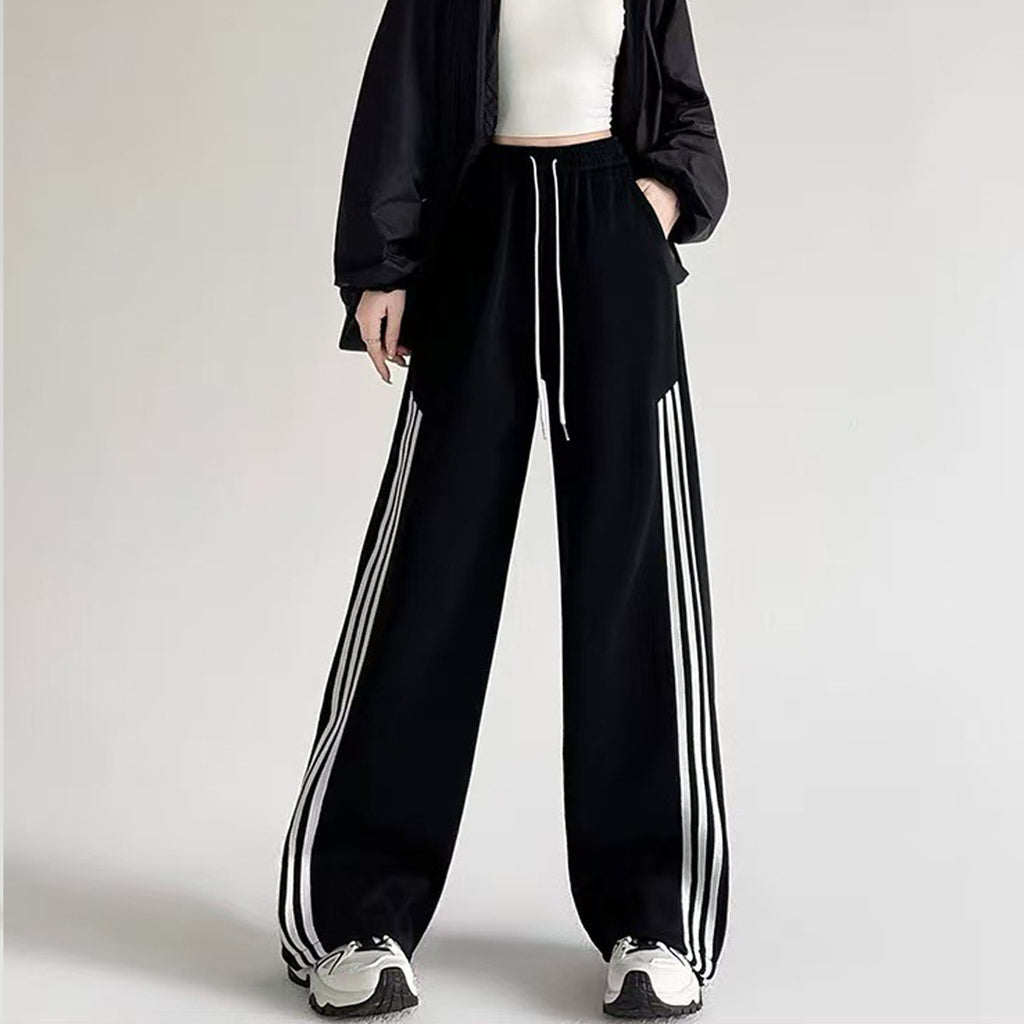 High-waisted Loose Casual Pants
