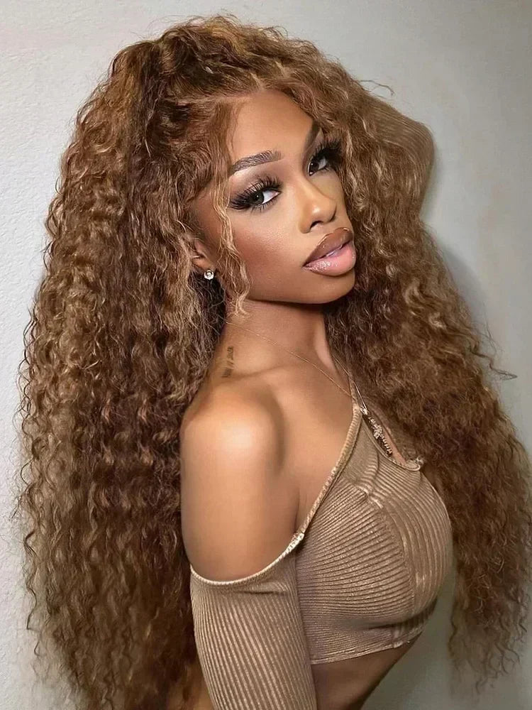 Deep Wave HD Lace Front Human Hair Wigs
