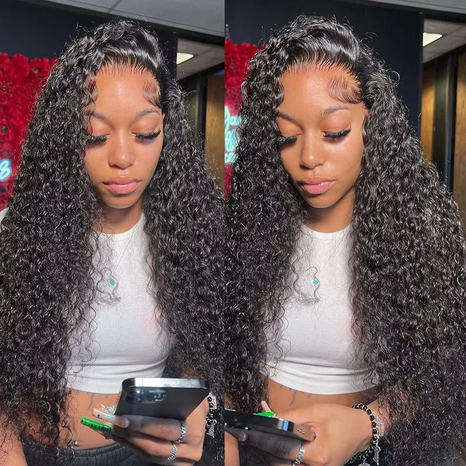 Human Hair Curly Wigs