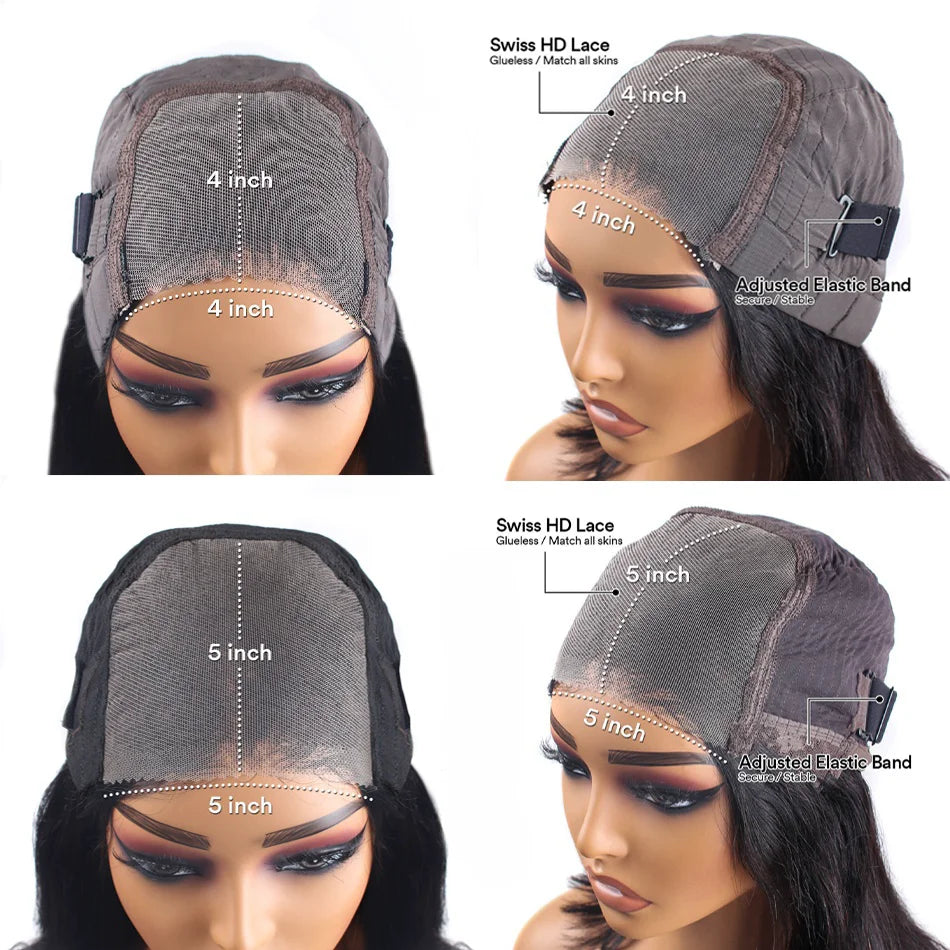 Hd Lace Frontal Curly Glueless Wigs