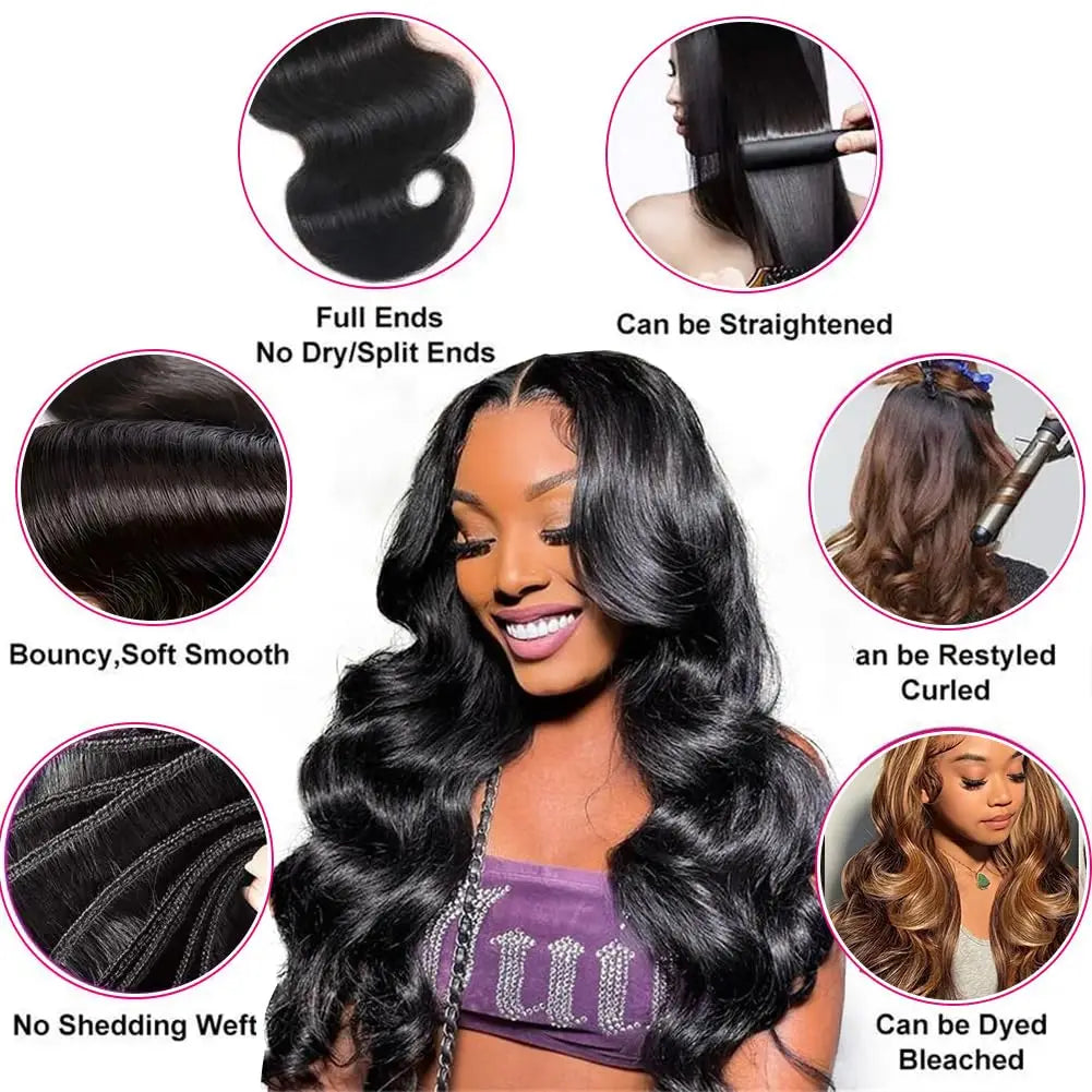 Brazilian Raw Human Hair Wigs