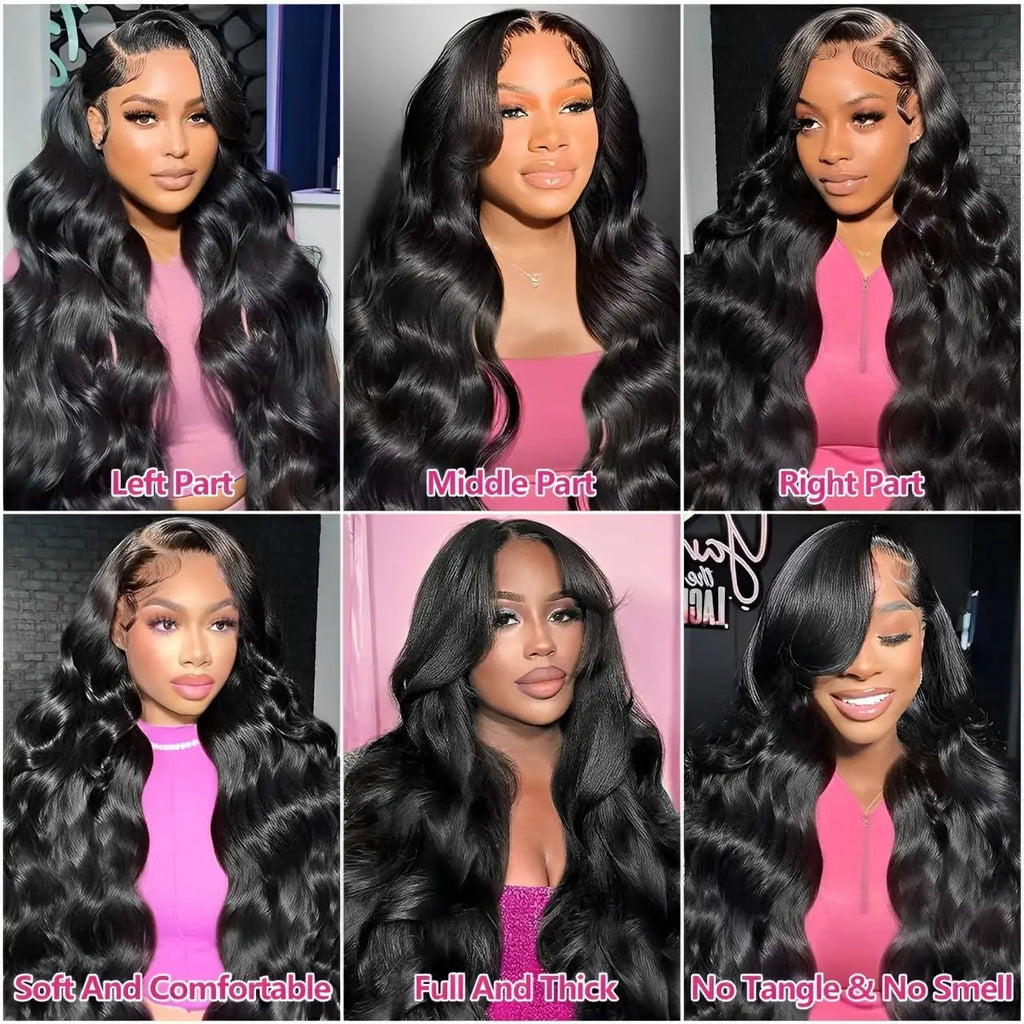 Body Wave Human Hair Curly Wigs
