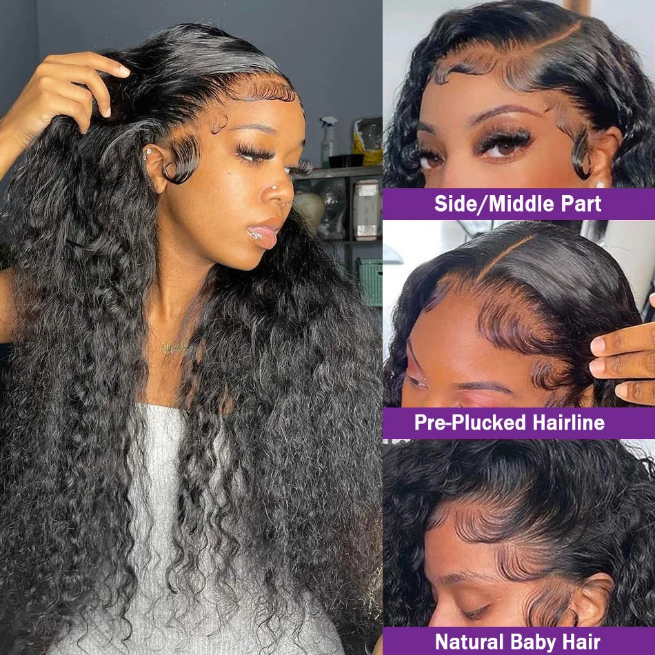 Deep Wave Frontal Wig