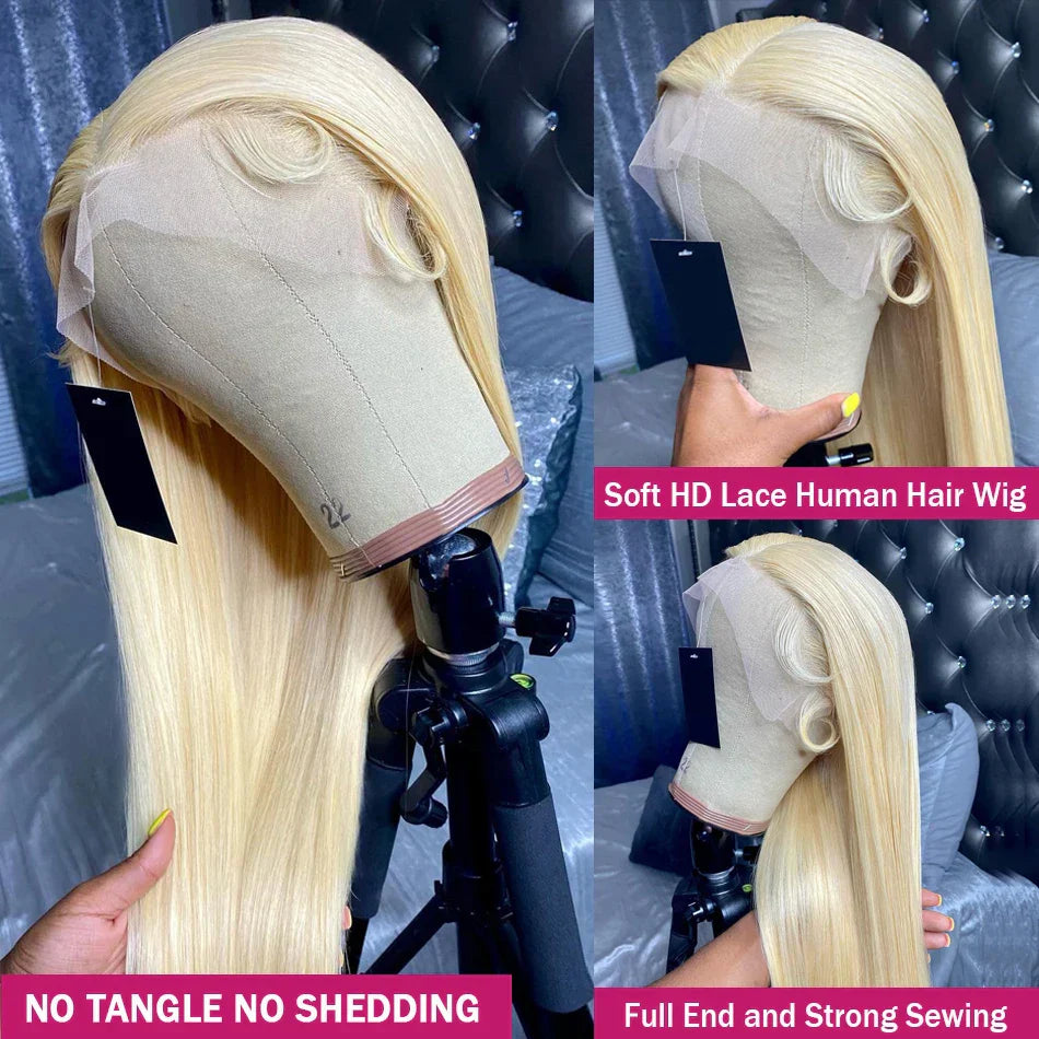 Blonde Lace Front Human Hair Wigs