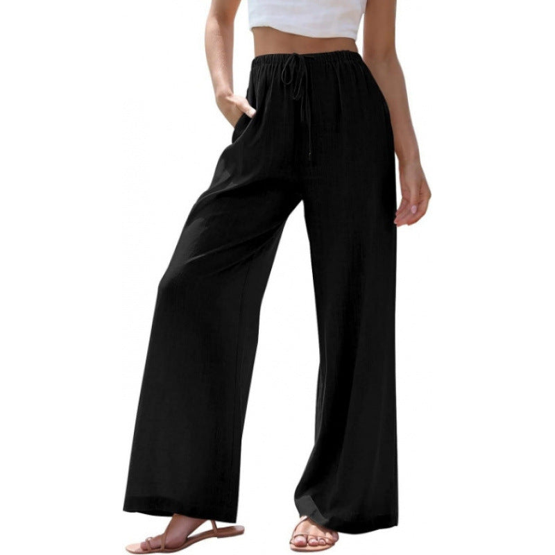 Loose Casual Wide-leg Pants