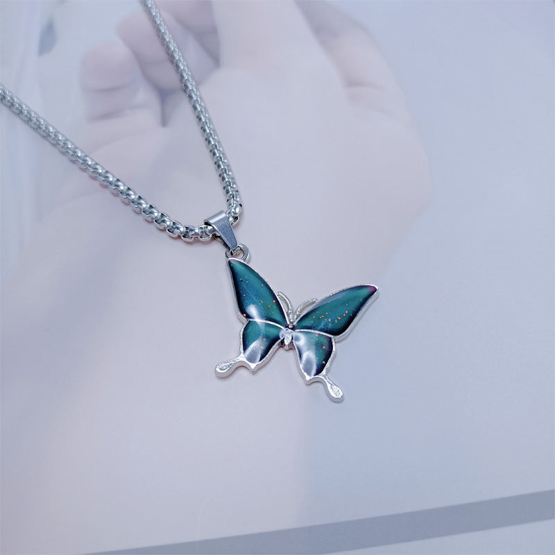 Color-changing Butterfly Necklace