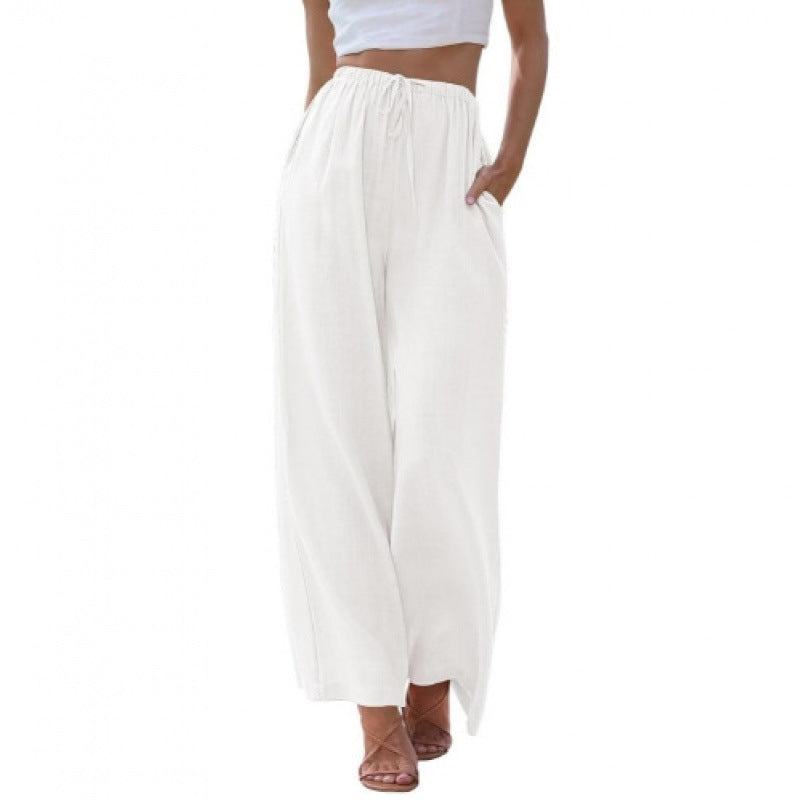 Loose Casual Wide-leg Pants