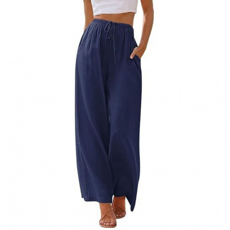 Loose Casual Wide-leg Pants