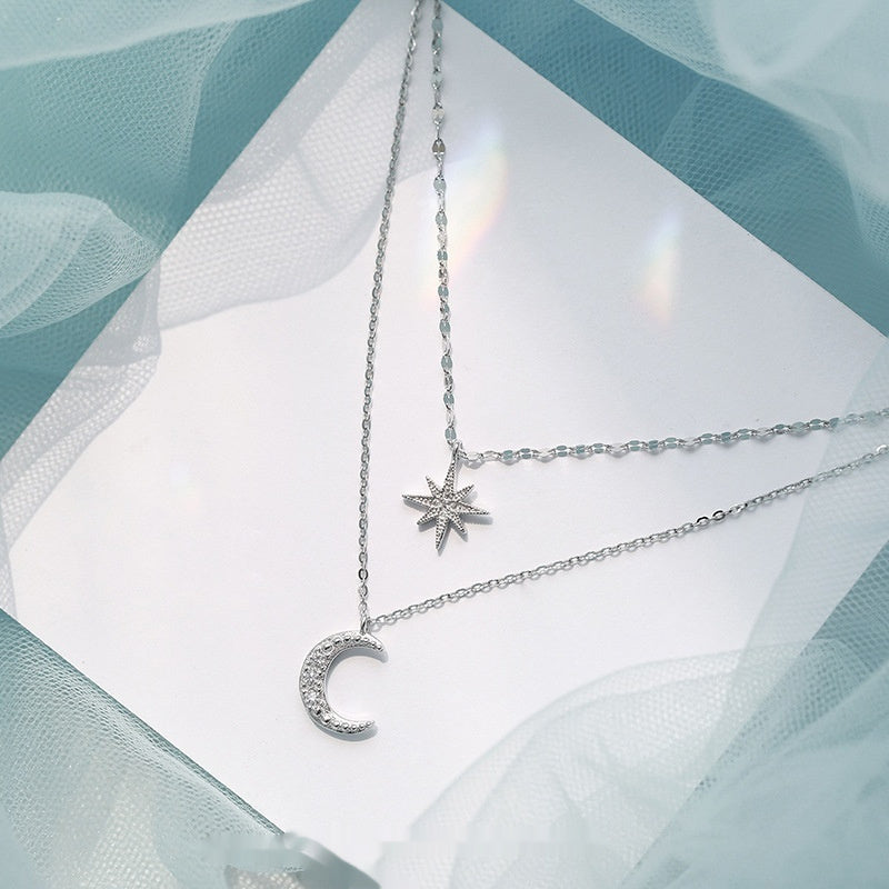 Moon Double-layer Necklace
