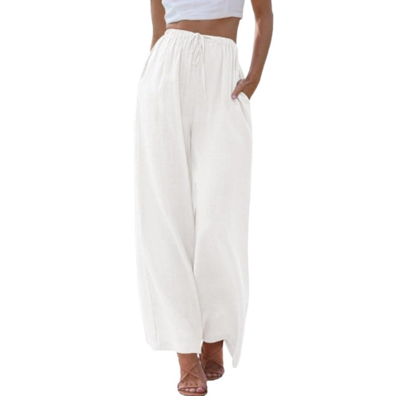 Loose Casual Wide-leg Pants