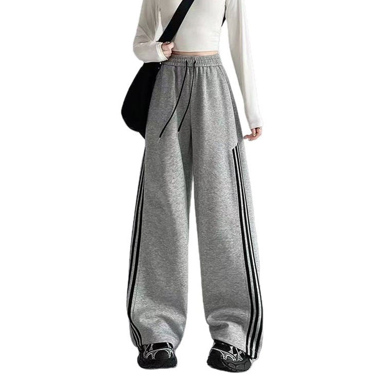 High-waisted Loose Casual Pants