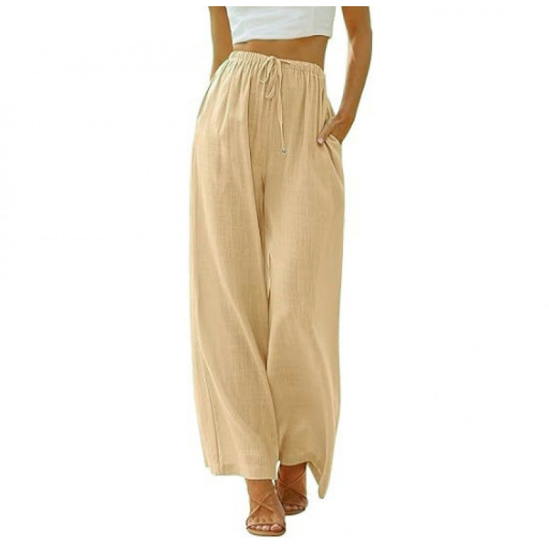 Loose Casual Wide-leg Pants