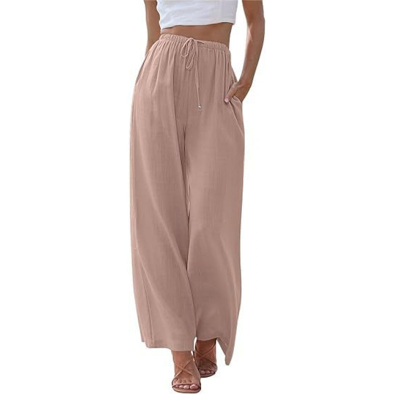 Loose Casual Wide-leg Pants
