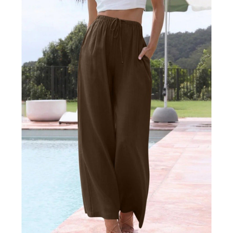 Loose Casual Wide-leg Pants